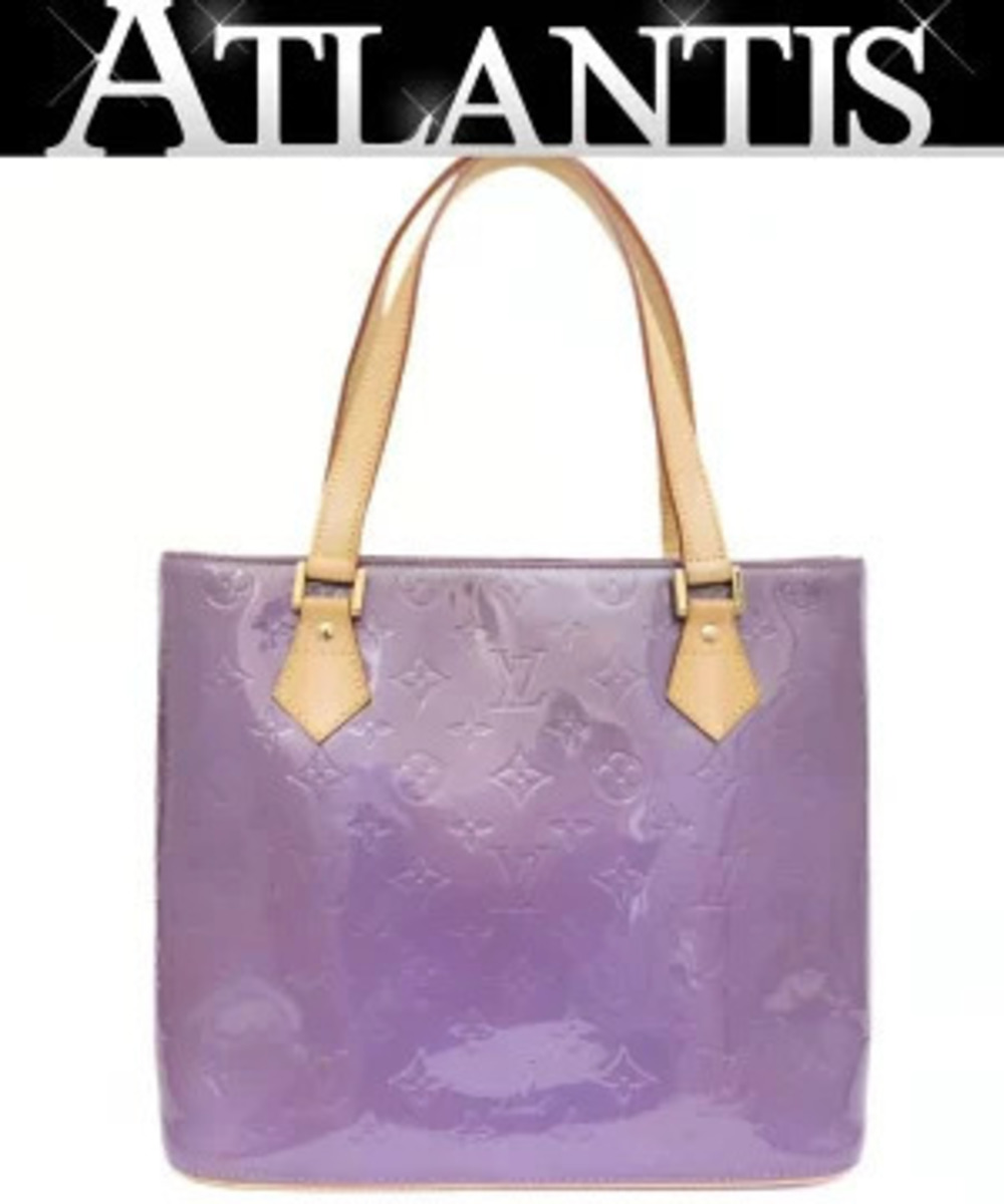 Louis Vuitton Houston Tote Bag Handbag Vernis Purple